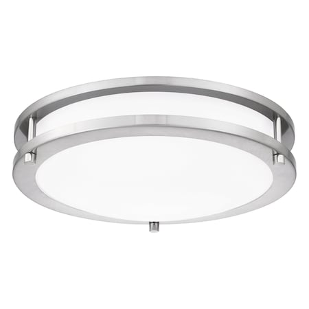Quoizel Euclid Integrated LED Brushed Nickel Semi-Flush Mount EUC1612BN